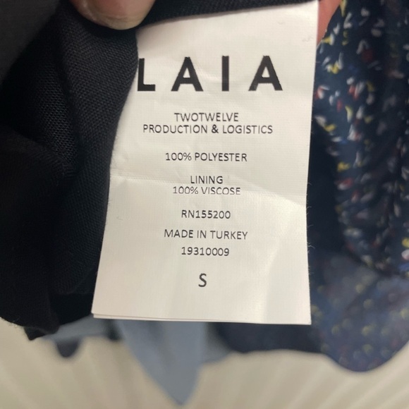 LAIA FOR ANTHRO BLUE FLORAL RUFFLED TIERED PEASANT MAXI DRESS - Picture 14 of 14